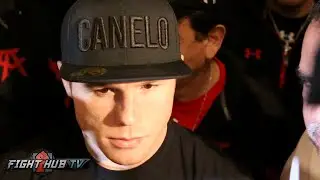 Canelo Alvarez on WBC stripping Cotto, if he will defend at 160lbs & learning from Mayweather