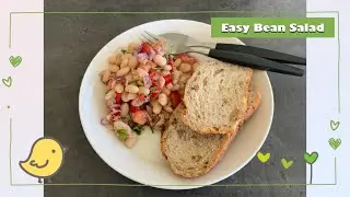 Easy Bean Salad- Super Health! , Witte bonen salade, 콩 샐러드