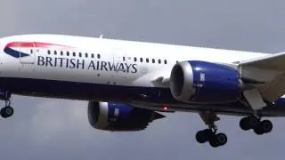 G-ZBJC British Airways Boeing 787-8 Landing London Heathrow Airport