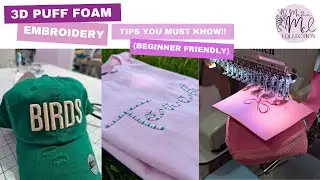 Вышивка 3D-плёнкой Puff Foam &mdash; советы, которые вы должны знать (для новичков)!