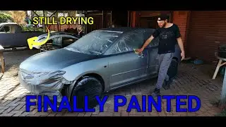 Mazda 3 full repaint and repair part 4 (fully painted)