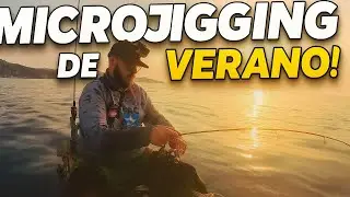 MICROJIGGIN de verano, CABALLAS a cada lance ✨​ | Vlog 10 pesca en KAYAK 🎣
