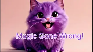 Cute Baby Cat Turns Into Brinjal After Cooking | Magical Funny Cat Story 🐱🍆✨! #catshorts #funnycats