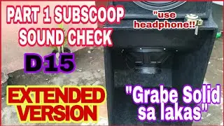 SOLID SA LAKAS Grabe!!!, Subscoop Extended Size d15 isang plywood lang solve na. #subscoop