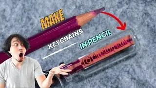 Carving Pencils into Keychains - A Creative Journey DIY! | PENCIL CARVING M&Atilde;O M&Atilde;O