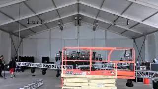 Behind the Scenes: Concert Venue Setup Timelapse Video
