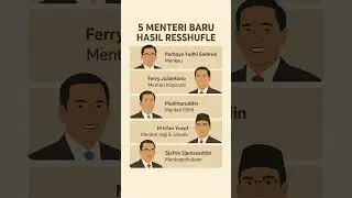 Daftar 5 Menteri Baru Hasil Reshuffle Kabinet Merah Putih Pilihan Prabowo