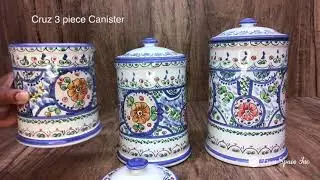 Cruz 3 piece Canister Set B