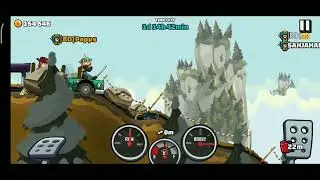 Hill Climb Racing 2: Track 4, 10k with BUS, L2 thruster, L3 fuel boost, L14 wings