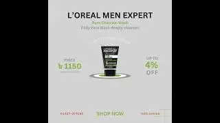 L&rsquo;Oreal Men Expert Pure Charcoal Purifying Daily Face Wash