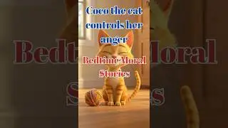 🐱 Coco the Cat Controls Her Anger | Best Bedtime Story Ever for Kids 🌙✨