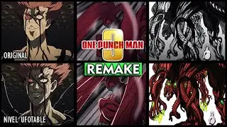 &iexcl;Habr&aacute; REMAKE! ONE PUNCH MAN Temporada 3 REMAKE Garou vs Orochi
