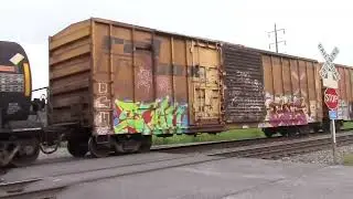 NS Trains In Cleona Annville And Lebanon PA Plus UP Engines