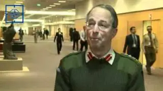 Chief of the Defence Staff, General Sir David Richards speaking at NATO HQ
