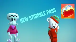 Opening new SPONGEBOB Stumble Pass - Stumble Guys