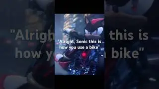 Shadow Teaches Sonic How to Use a Bike #shadowthehedgehog #shadow #sonic #sonicthehedgehog #meme