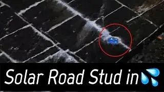 Solar LED road stud in water !