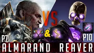 Almarand P7 VS Reaver P10 w/Axes of War & Prancing Knight-Max melee,range&elemnt res.-Dawn of Titans