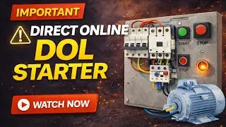 How to do DOL-Direct Online Starter Wiring.