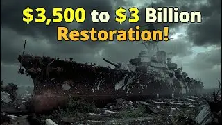 $3,500 to $3 Billion: Royal Bismarck Battleship Restored | Silent ASMR