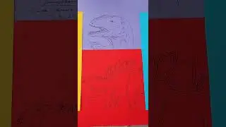 Late Jurassic Dinosaurs of the Morrison Formation, USA, 150 million years old! Fanart in byro pen