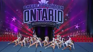 Black Widow Cheer Gym Love   IASF Int'l Op Sm CE 5 Run 1