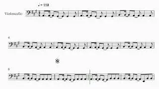 Every Teardrop Is A Waterfall - Coldplay | Cello Sheet Music