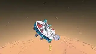 Mars first logistics Millennium Falcon