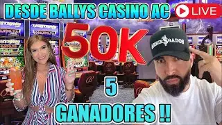 🔴EN VIVO 50K SUSCRIPTORES CELEBRACIÓN ! APUESTAS DE $50 Y 5 GANADORES 🎉 #ballyscasino #atlanticcity