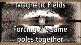 Magnetic fields for school. Part 4: Forcing same poles together
