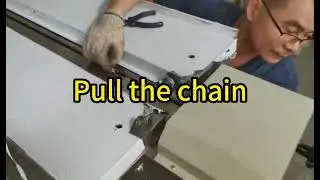 2.Conveyor chain instalation