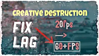 HOW TO FIX LAG ON CREATIVE DESTRUCTION IOS / ANDROID - 30FPS TO 60+FPS