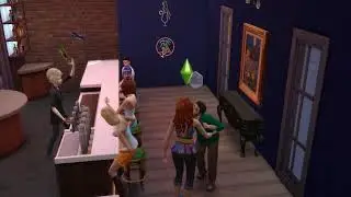 SIMS - Nancy kisses Scott