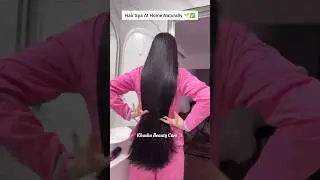 Hair Spa Treatment At Home | Get Silky Smooth Long Hair #shorts #hairmask #hairgrowth #haircare