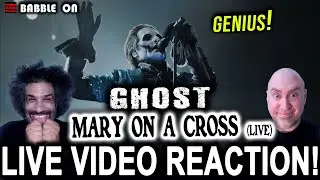 GHOST - MARY ON A CROSS (Live in Tampa) Music Video Reaction #genius #ghostband #strangerthings
