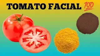 TOMATO FACIAL | TOMATO SKINCARE |TOMATO COFFEE FACE MASK |COFFEE FACIAL FOR GLOWING SKIN 🌟