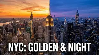 NYC Drone Showreel | Stunning Golden Hour and Night Shots of New York City Landmarks in 4K