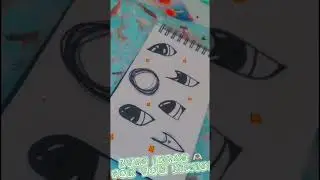 Eyes ideas 🫶🏻😆#eye#eyes#dragoneyes#paper#art#short