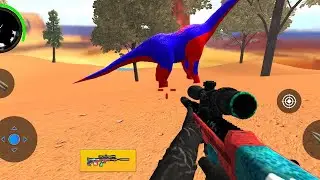 Wild Animal Hunter 3D - 🦕Dinosaur Hunter Game-Android Gameplay #hello I'm DINO GAMETRY
