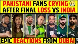 PAKISTANI FANS CRYING 😭 AFTER FINAL LOSS VS INDIA | EPIC FANS REACTION FROM DUBAI #indvspak #asiacup