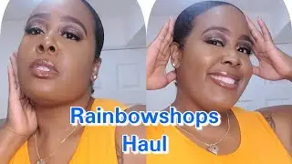 OMGGGG!! This Rainbow 🌈 shops try on haul is....| Plus size| Natasha Simone 187