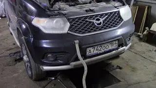 УАЗ Патриот! Очередная замена сайленблоков тяги панара