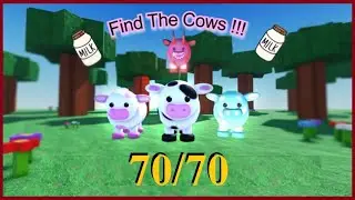 Roblox FIND THE COWS - How to get ALL 70 Cows