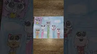 TTaF Drawings: Talking Tom Gold Run &times; Powerpuff Girls! (For @LuthortheCringeyScumbag)