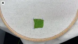 Raised stem stitch