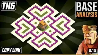 New Best !! Th 6 base link in 2021 || Clash Of Clan Hybrid base trophy won base link. #BIBHUGAMERZ