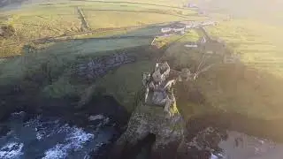 Dunluce Castle, Northern Ireland. Game of Thrones film location, Pyke Castle of House Greyjoy, HBO