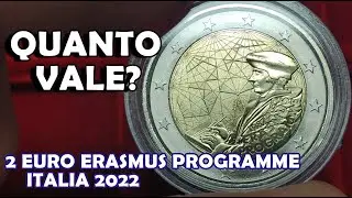 2 Euro Erasmus Programme - Italy 2022 - FDC Coin How Much Is It Worth? Coin Value