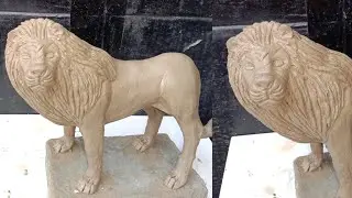 how to make lion very easy || Lion making very easy || sher kase bnaye #lion #claylion #claycraft