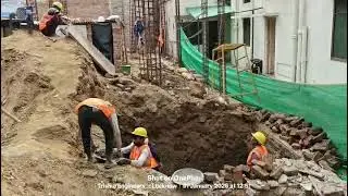 Work in progress at Sector B Mahanagar Lucknow Site 😊